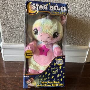 Ontel Star Belly Dream Lites Stuffed Huggable Night Light Shimmering Rainbow NEW